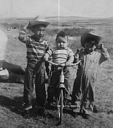 1953 or 1954 - Ruben, Vernon, and Joe